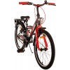 Volare Thombike Kinderfahrrad 20 Zoll Jungen Schwarz Rot | 2 Handbremsen