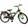 Volare Thombike Kinderfahrrad 20 Zoll Jungen Schwarz Grün | 2 Handbremsen