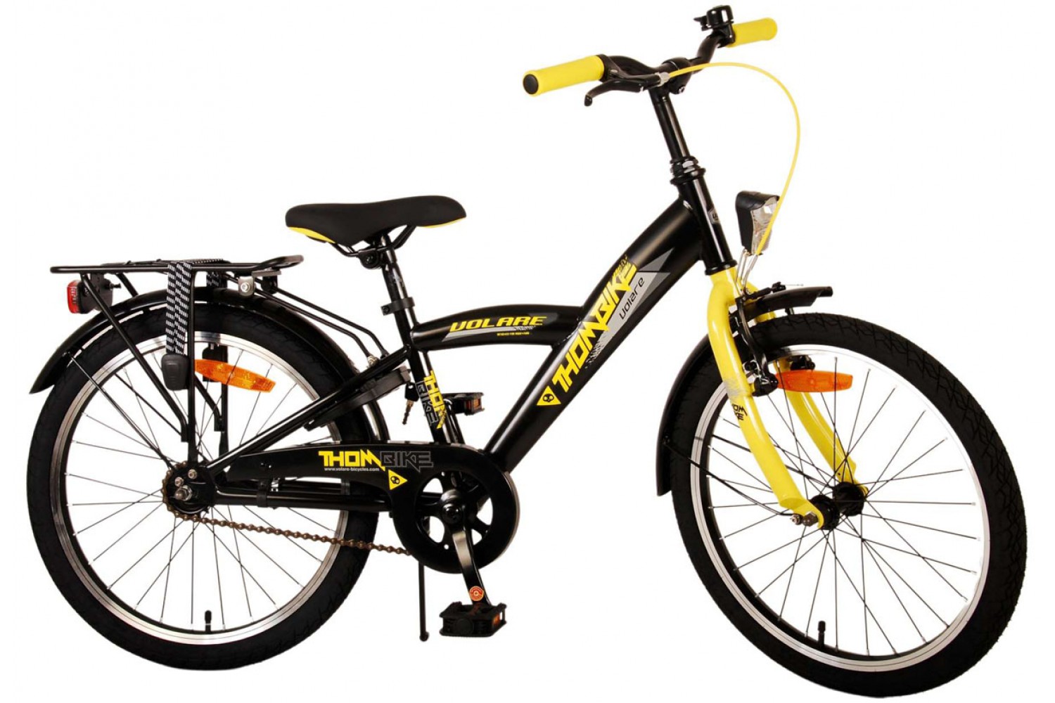 Volare Thombike Kinderfahrrad 20 Zoll Jungen Schwarz Gelb