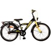 Volare Thombike Kinderfahrrad 20 Zoll Jungen Schwarz Gelb | 2 Handbremsen