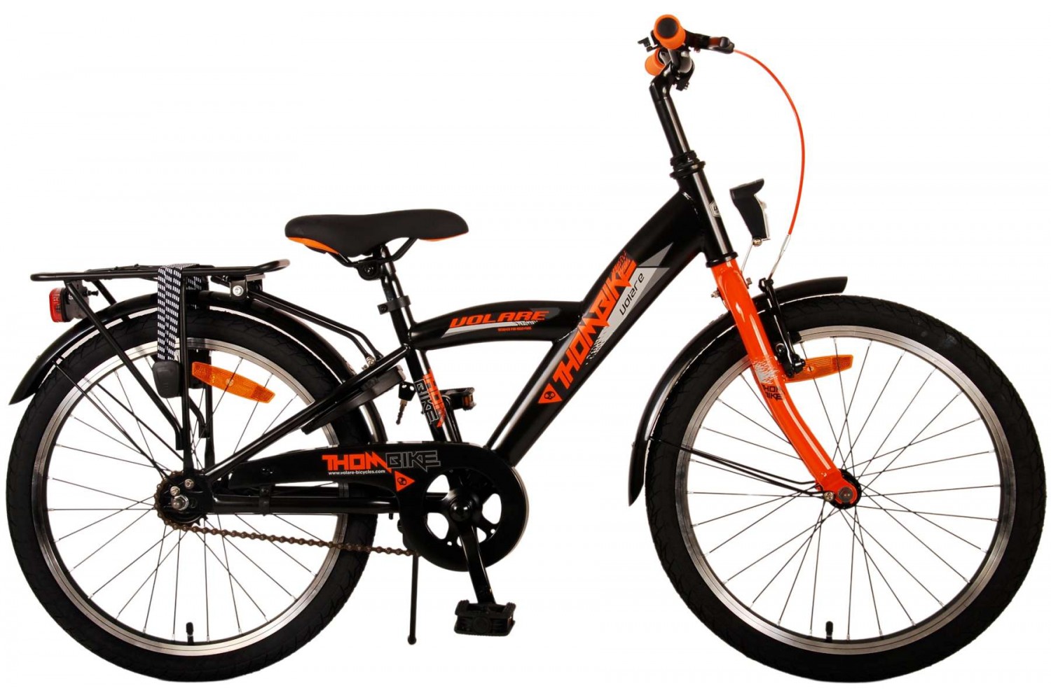 Volare Thombike Kinderfahrrad 20 Zoll Jungen Schwarz Orange