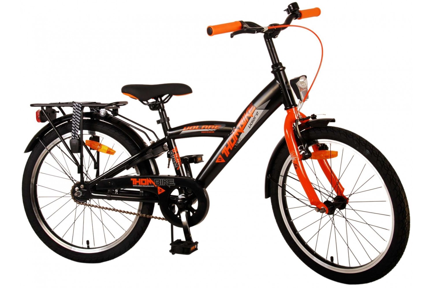 Volare Thombike Kinderfahrrad 20 Zoll Jungen Schwarz Orange