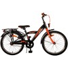 Volare Thombike Kinderfahrrad 20 Zoll Jungen Schwarz Orange | 2 Handbremsen