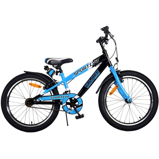 Volare Sportivo Kinderfahrrad 20 Zoll Jungen Blau | 2 Handbremsen (keine Rücktrittbremse)