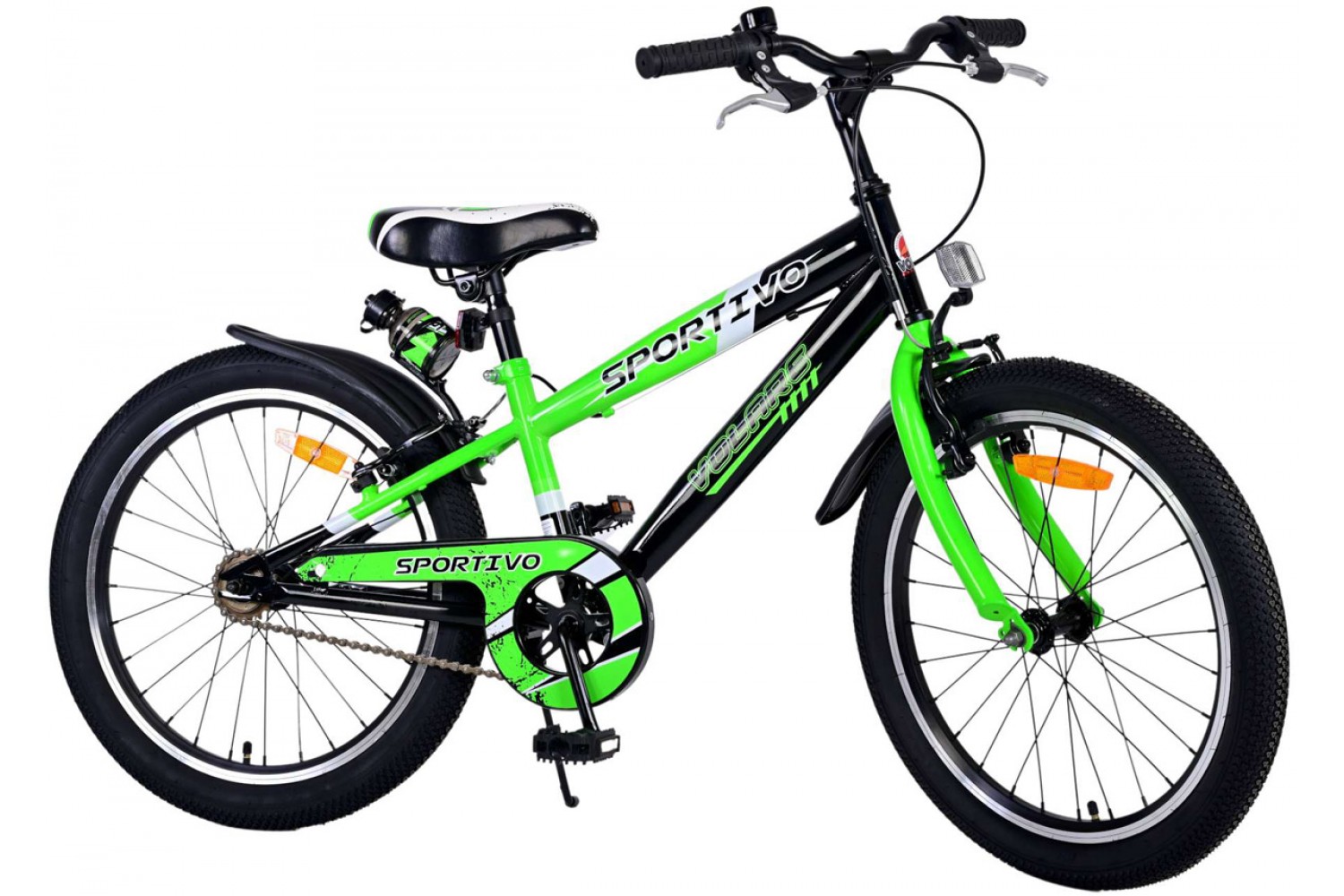 Volare Sportivo Kinderfahrrad 20 Zoll Jungen Grün | 2 Handbremsen