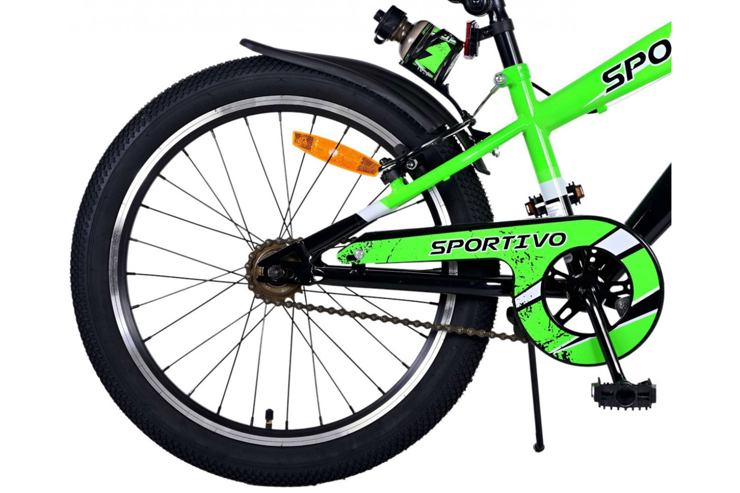 Volare Sportivo Kinderfahrrad 20 Zoll Jungen Grün | 2 Handbremsen