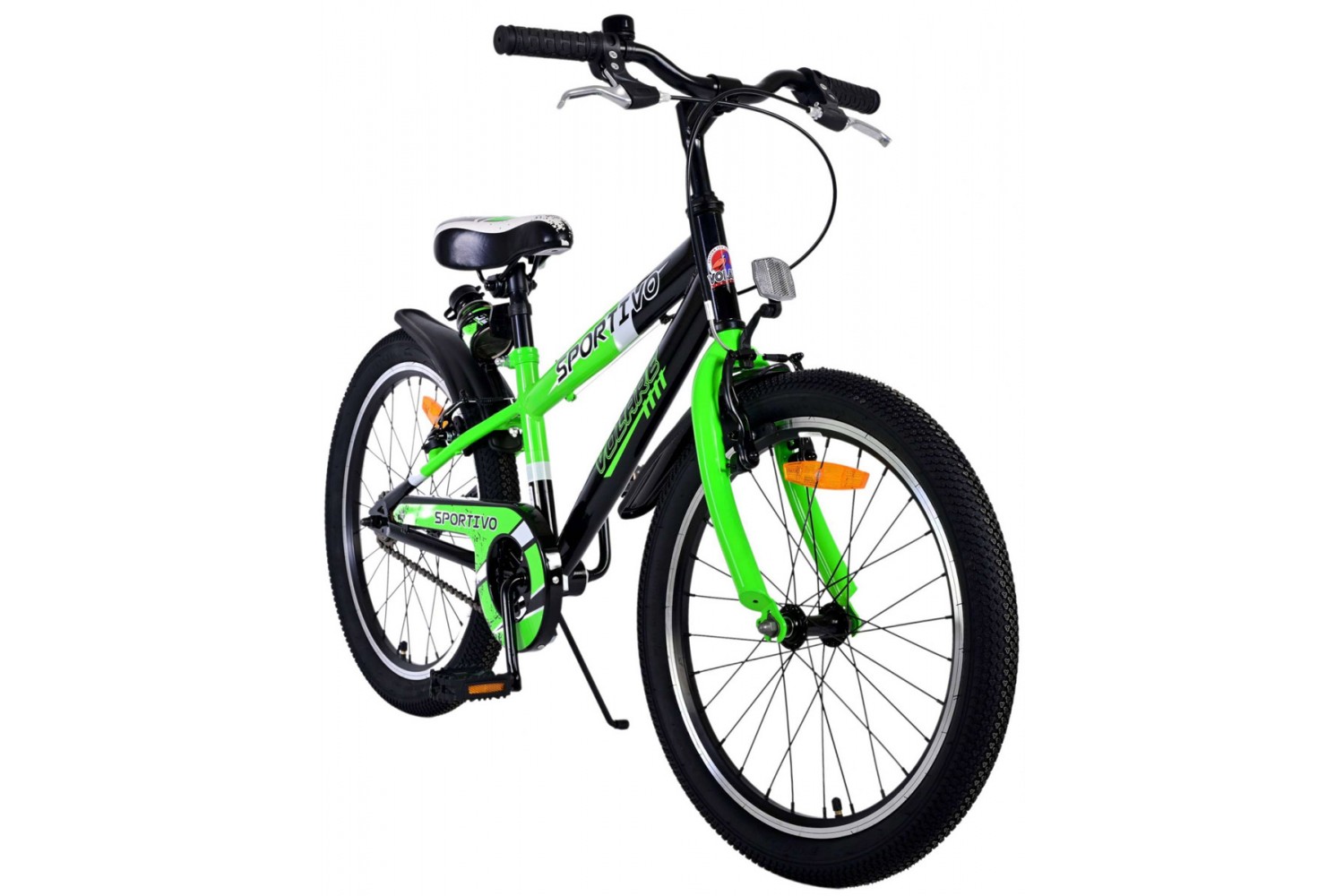 Volare Sportivo Kinderfahrrad 20 Zoll Jungen Grün | 2 Handbremsen