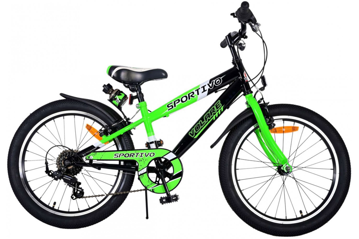 Volare Sportivo Kinderfahrrad 20 Zoll Jungen Grün 6 versnellingen