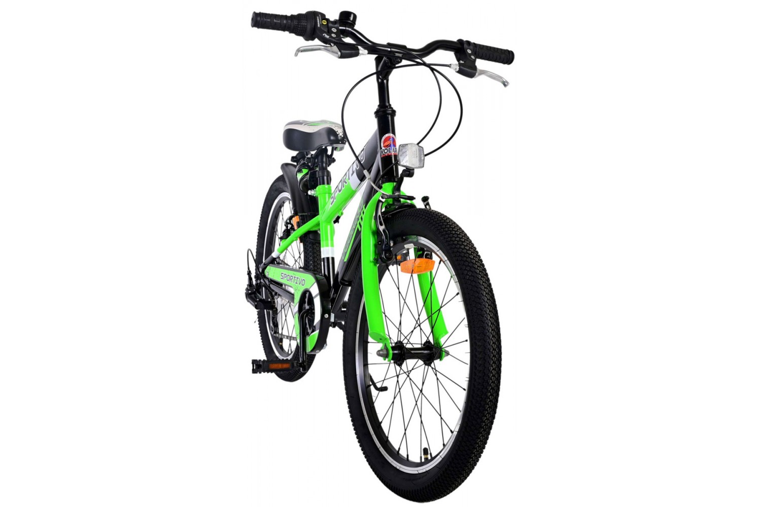 Volare Sportivo Kinderfahrrad 20 Zoll Jungen Grün 6 versnellingen