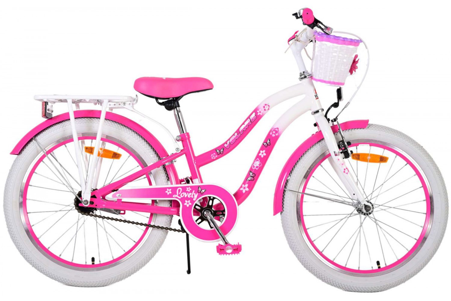 Volare Lovely Kinderfahrrad 20 Zoll Mädchen Rosa