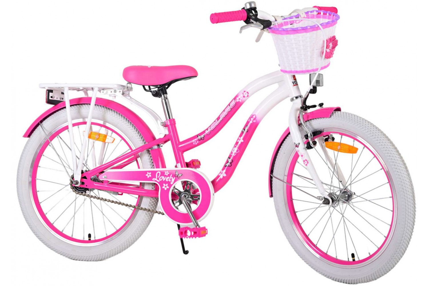 Volare Lovely Kinderfahrrad 20 Zoll Mädchen Rosa