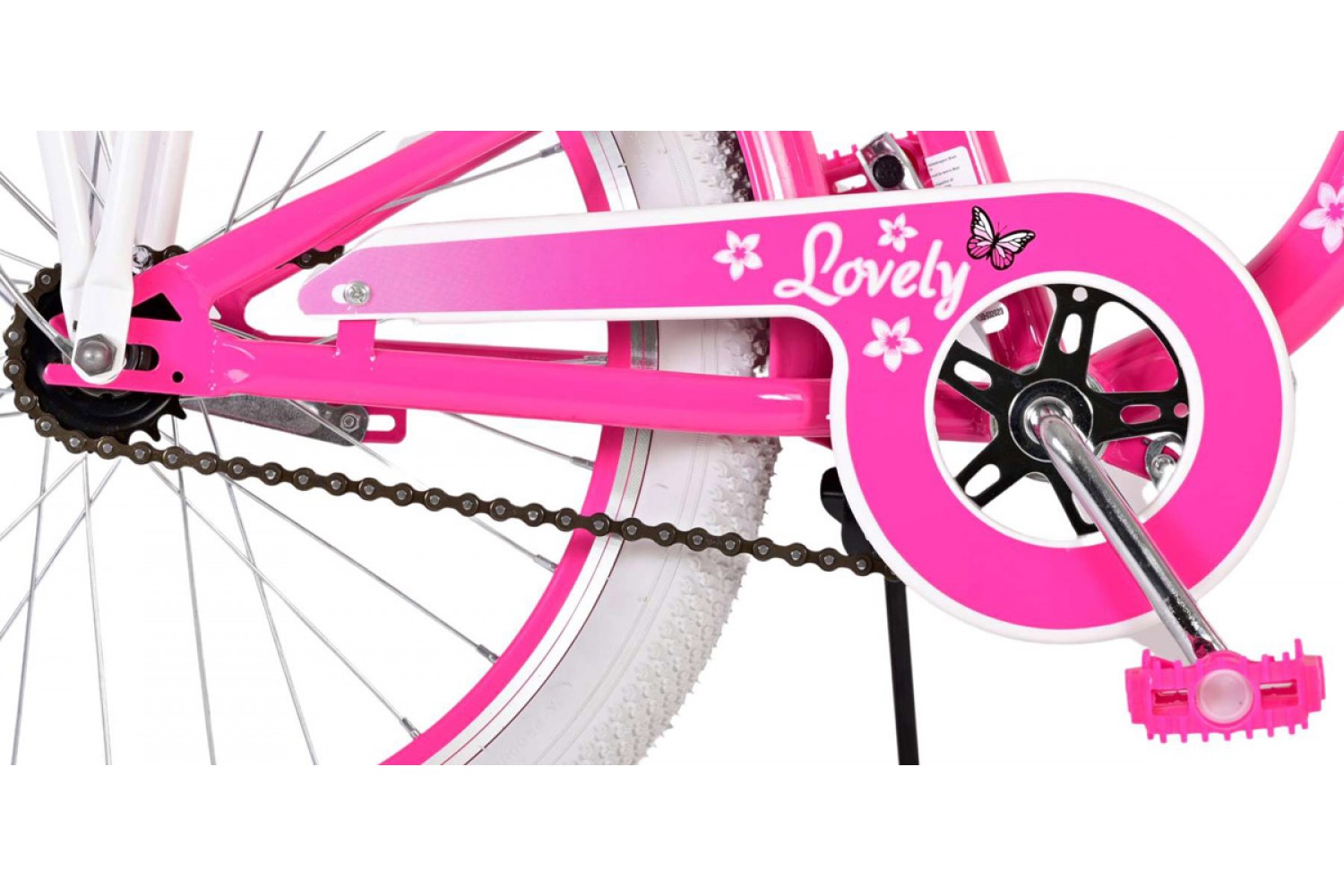 Volare Lovely Kinderfahrrad 20 Zoll Mädchen Rosa