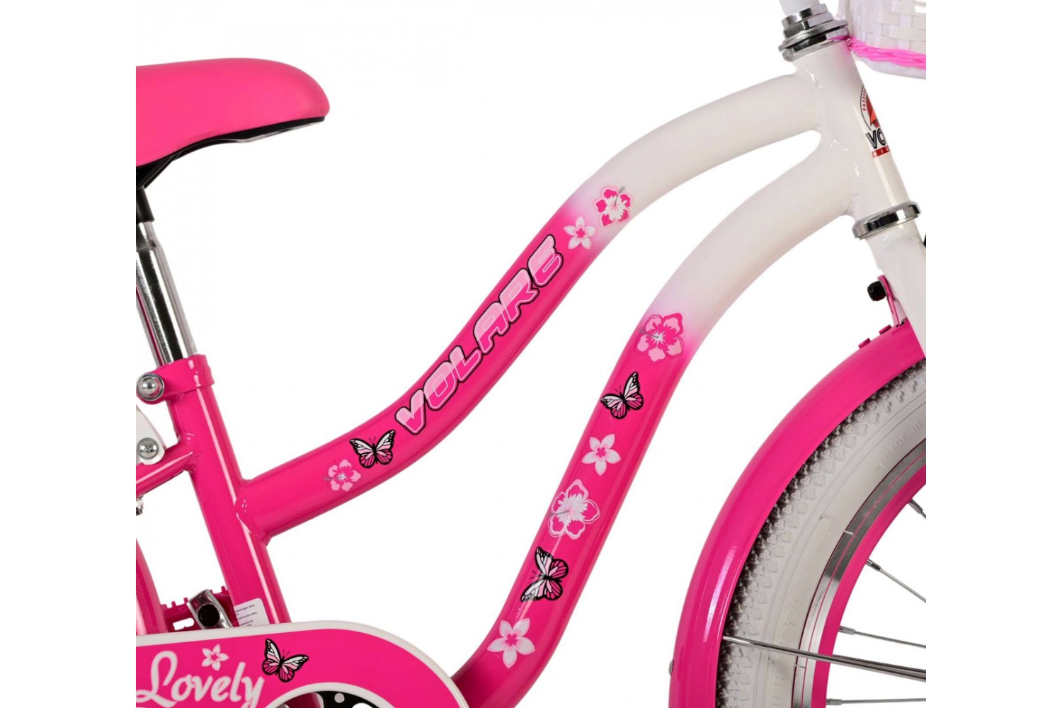 Volare Lovely Kinderfahrrad 20 Zoll Mädchen Rosa