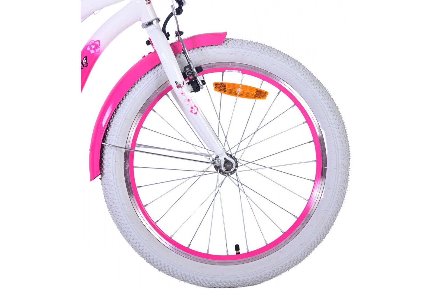 Volare Lovely Kinderfahrrad 20 Zoll Mädchen Rosa | 2 Handbremsen