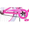 Volare Lovely Kinderfahrrad 20 Zoll Mädchen Rosa | 2 Handbremsen