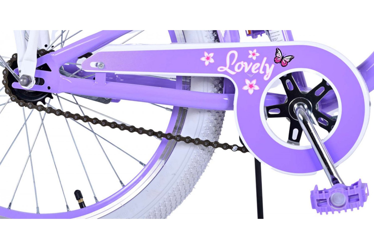 Volare Lovely Kinderfahrrad 20 Zoll Mädchen Lila