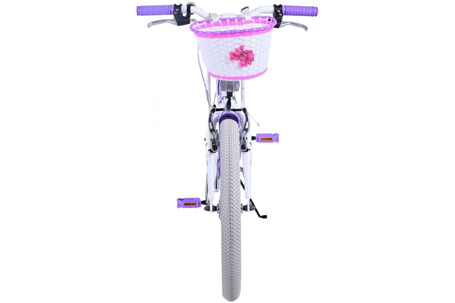 Volare Lovely Kinderfahrrad 20 Zoll Mädchen Lila | 2 Handbremsen