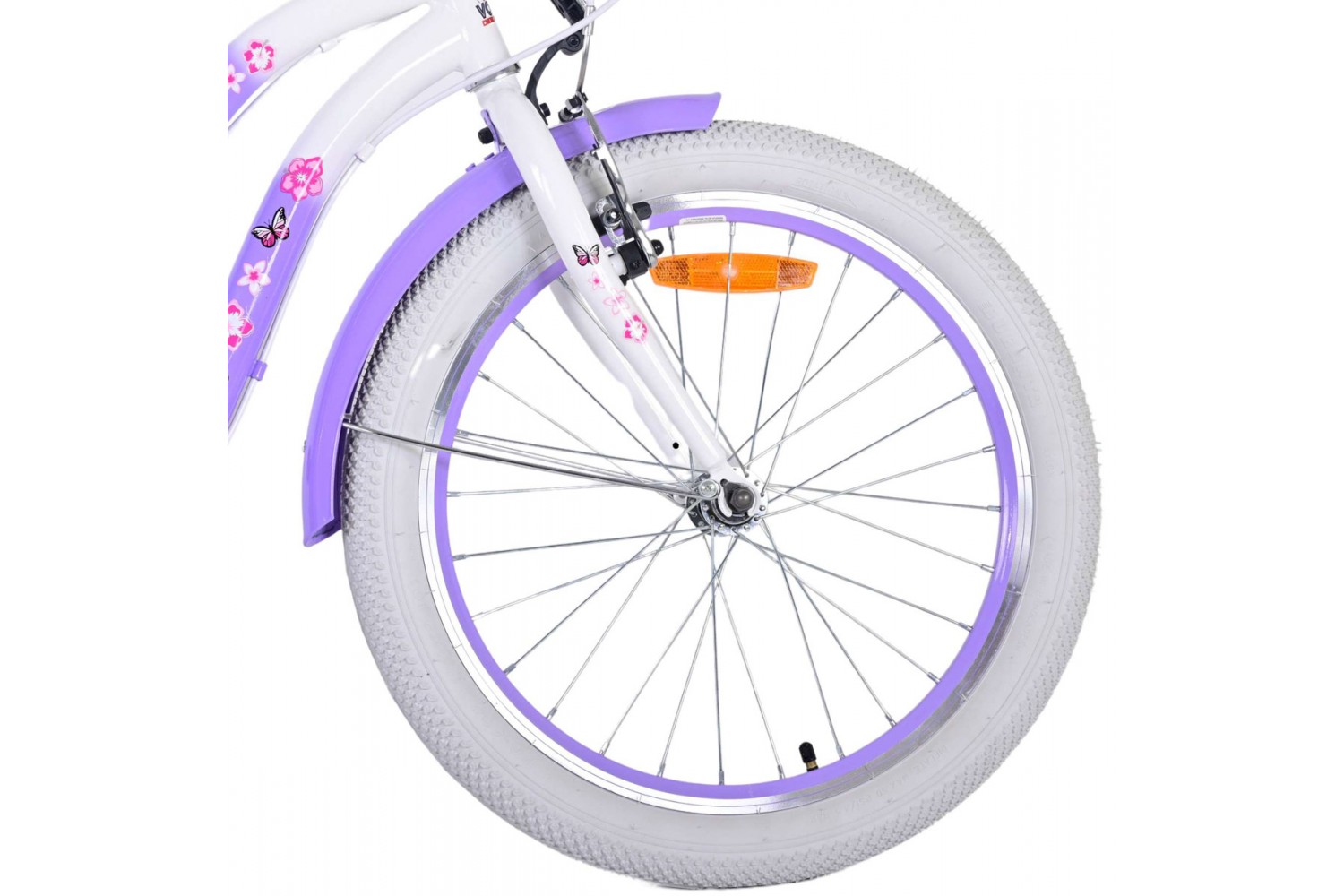 Volare Lovely Kinderfahrrad 20 Zoll Mädchen Lila 7 Gänge