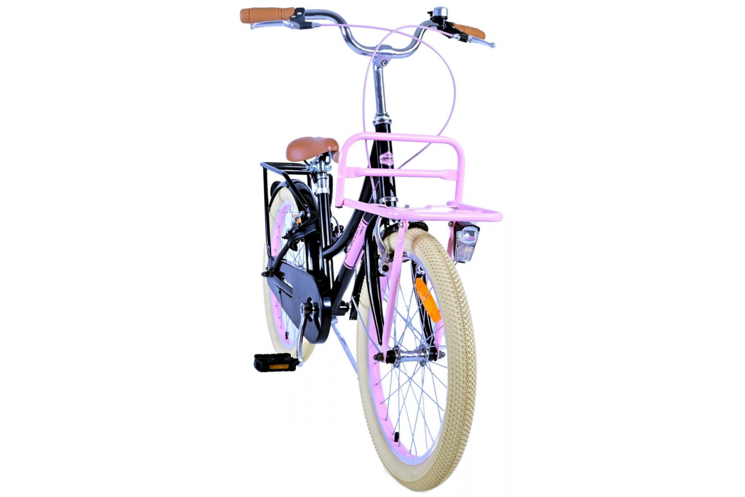 Volare Excellent Kinderfahrrad 20 Zoll Mädchen Schwarz | 2 Handbremsen