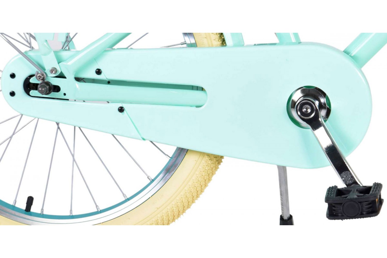 Volare Excellent Kinderfahrrad 20 Zoll Mädchen Grün | 2 Handbremsen