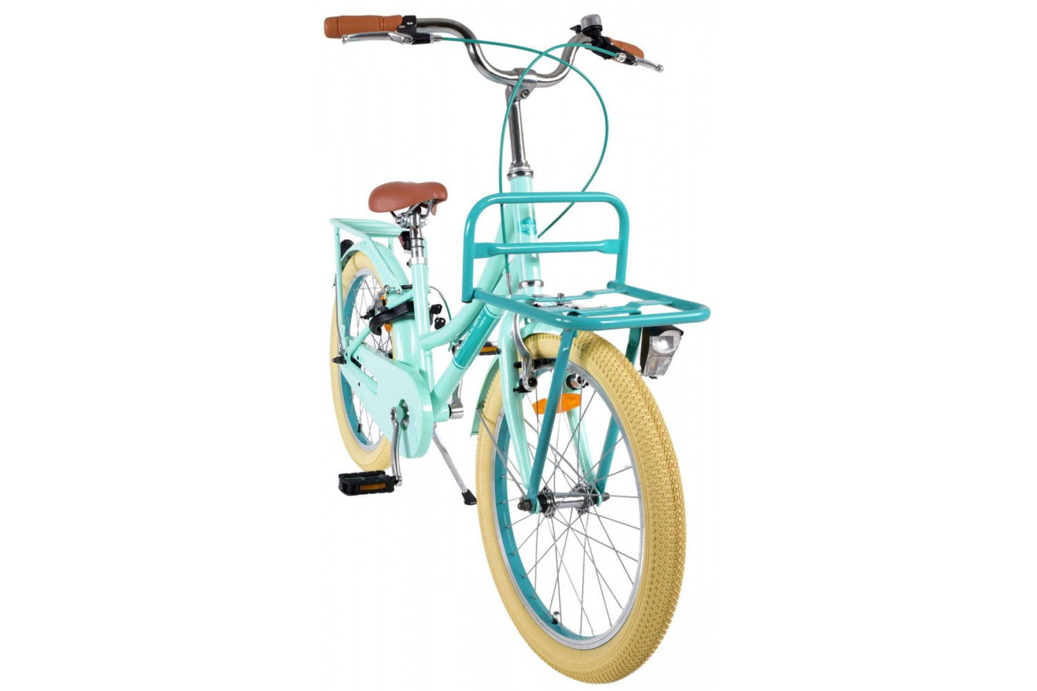 Volare Excellent Kinderfahrrad 20 Zoll Mädchen Grün | 2 Handbremsen