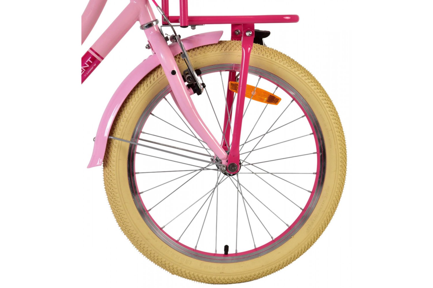 Volare Excellent Kinderfahrrad Mädchen 20 Zoll Rosa | 3 Gänge