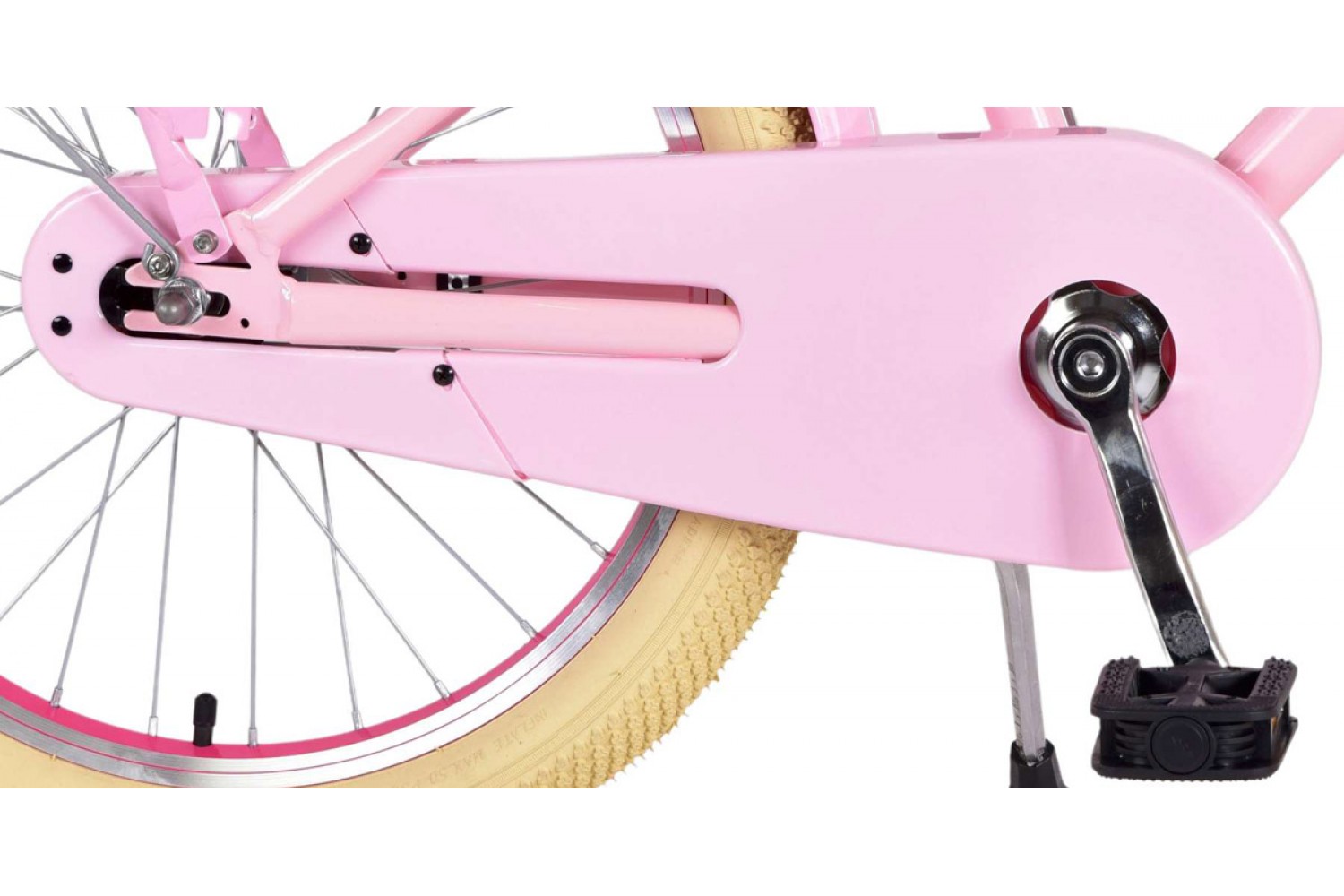 Volare Excellent Kinderfahrrad Mädchen 20 Zoll Rosa | 3 Gänge