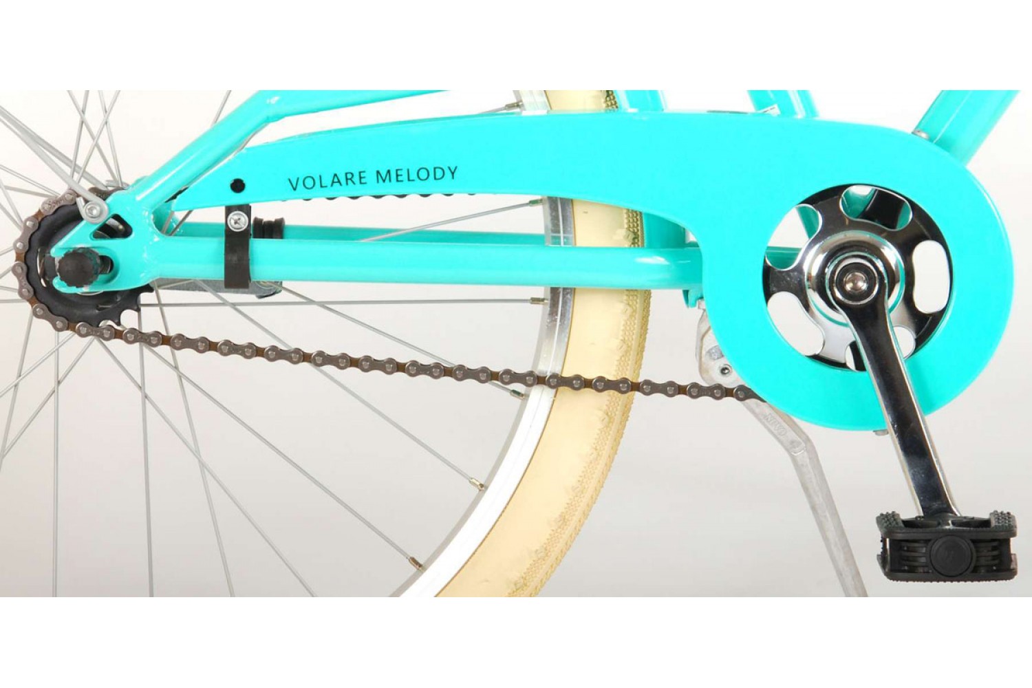 Volare Melody Mädchenfahrrad 24 Zoll Türkis