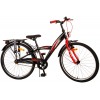 Volare Thombike Kinderfahrrad 24 Zoll Jungen Schwarz Rot | 2 Handbremsen