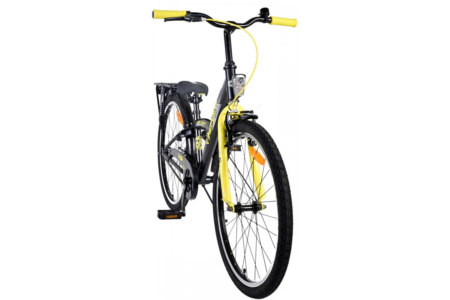 Volare Thombike Kinderfahrrad 24 Zoll Jungen Schwarz Gelb