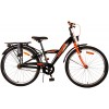 Volare Thombike Kinderfahrrad 24 Zoll Jungen Schwarz Orange | 2 Handbremsen