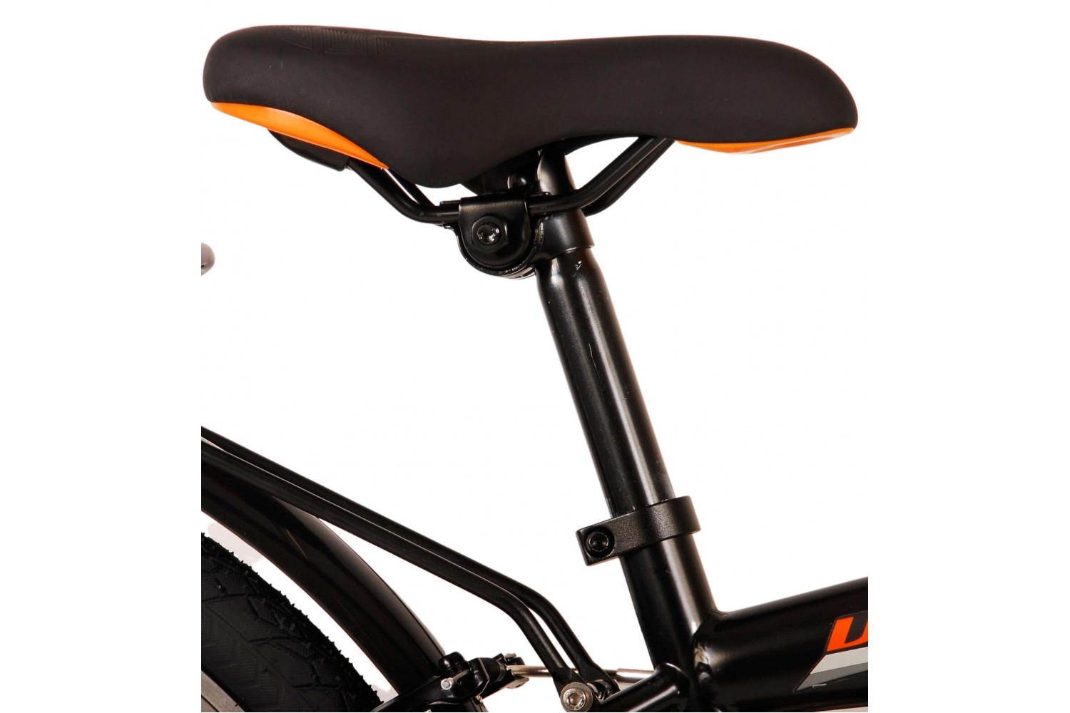 Volare Thombike Kinderfahrrad 24 Zoll Jungen Schwarz Orange | 2 Handbremsen