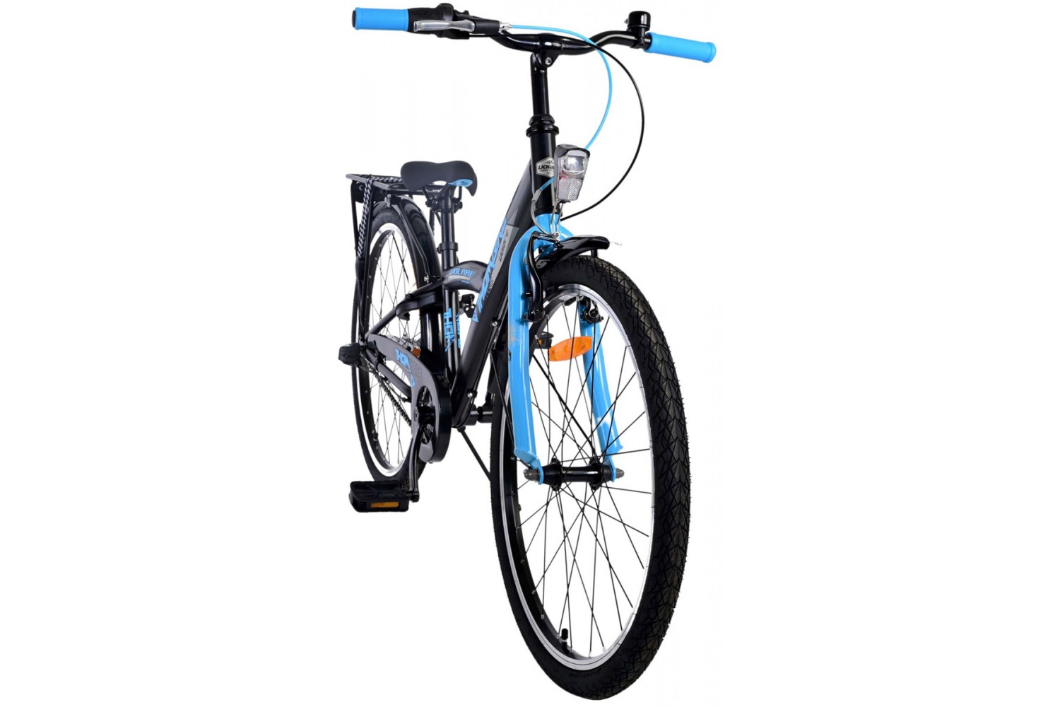 Volare Thombike 3V Jungenfahrrad 24 Zoll Schwarz Blau