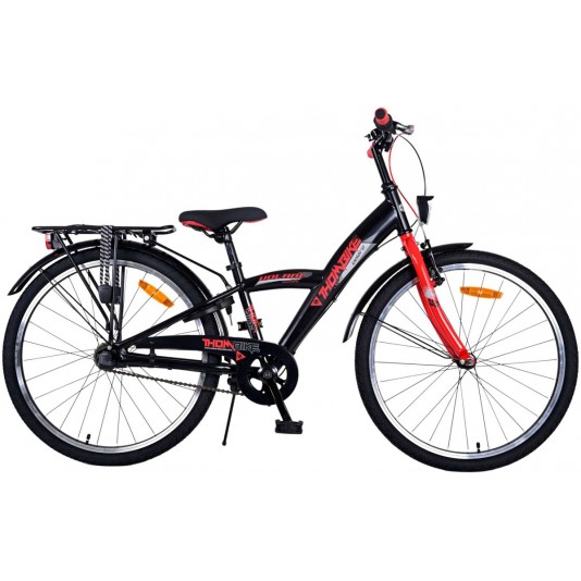 Volare Thombike Jungenfahrrad 24 Zoll Rot 3 Gänge