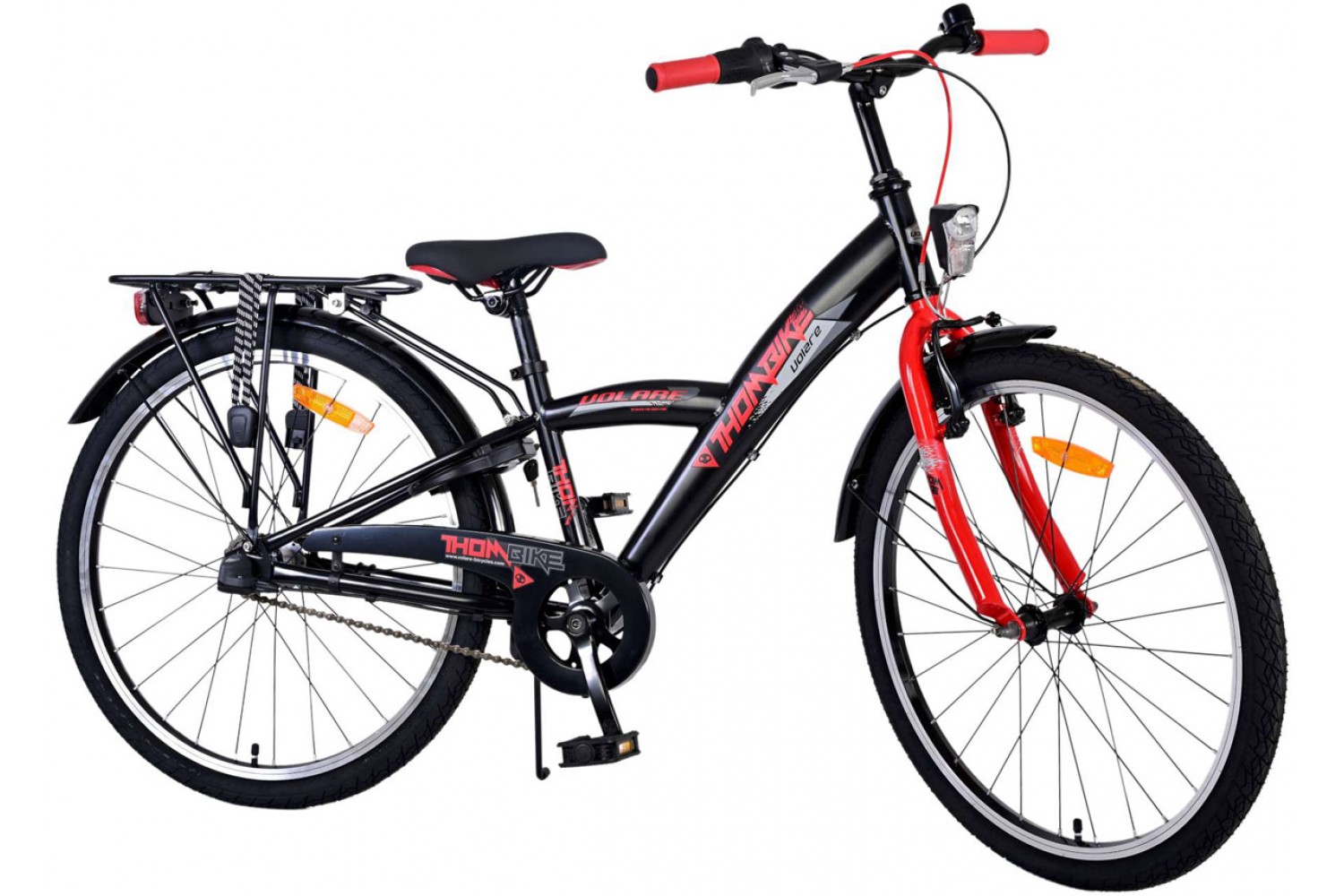 Volare Thombike 3V Jungenfahrrad 24 Zoll Rot