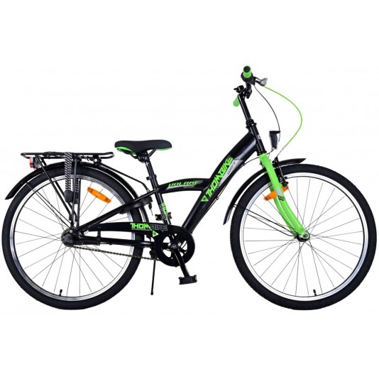 Volare Thombike Jungenfahrrad 24 Zoll Grün Schwarz 3 Gänge