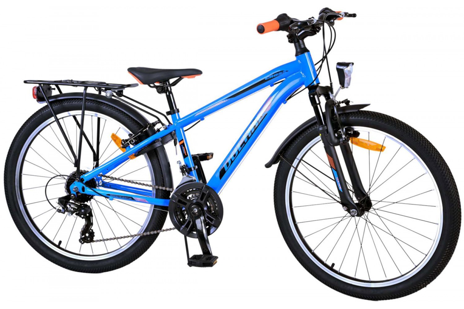 Volare Cross Jungenfahrrad 24 Zoll Blau 18 Gänge