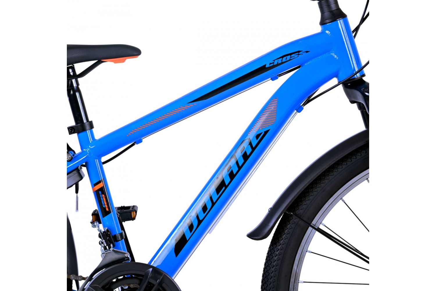 Volare Cross Jungenfahrrad 24 Zoll Blau 18 Gänge