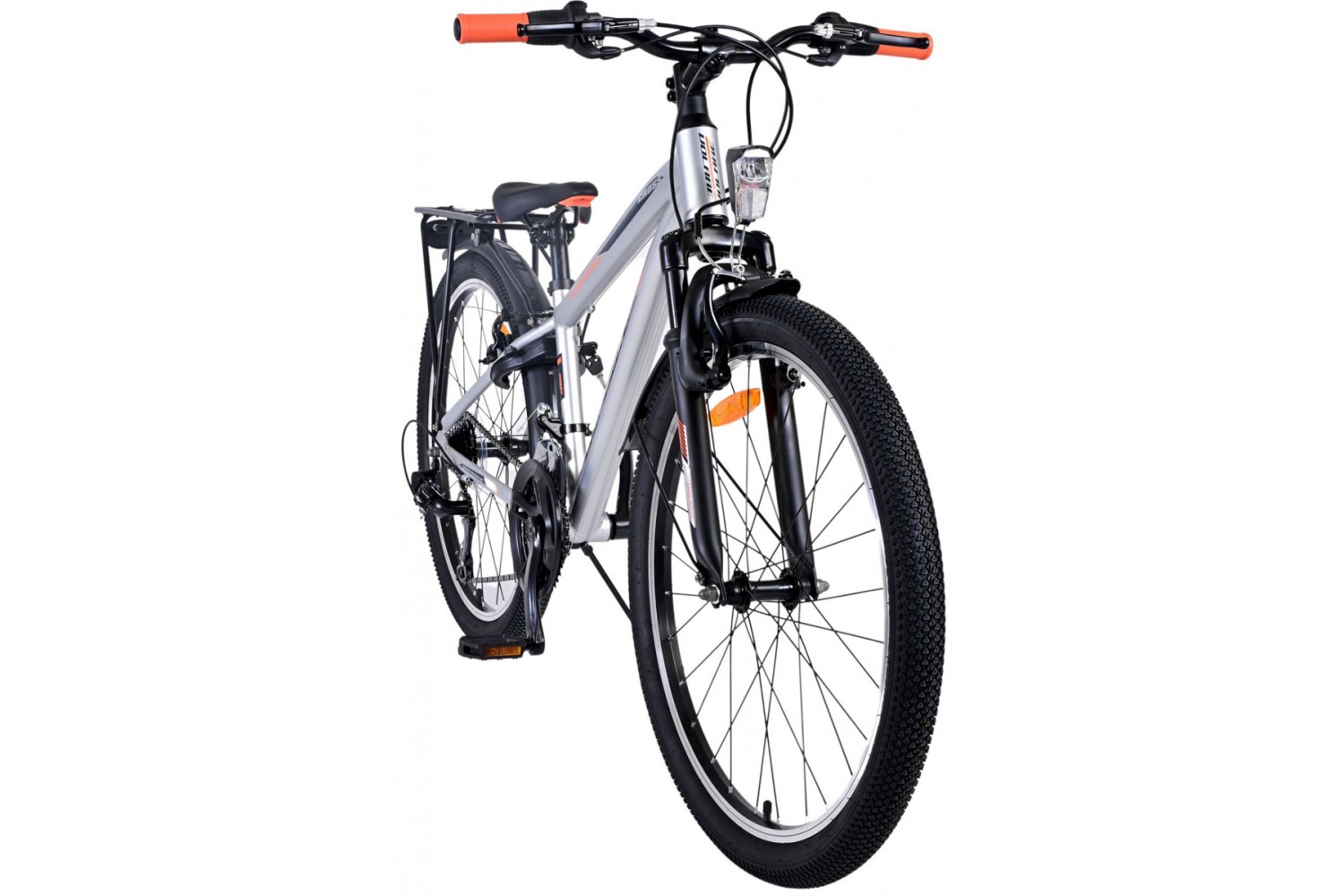 Volare Cross Jungenfahrrad 24 Zoll Silber 18 Gänge