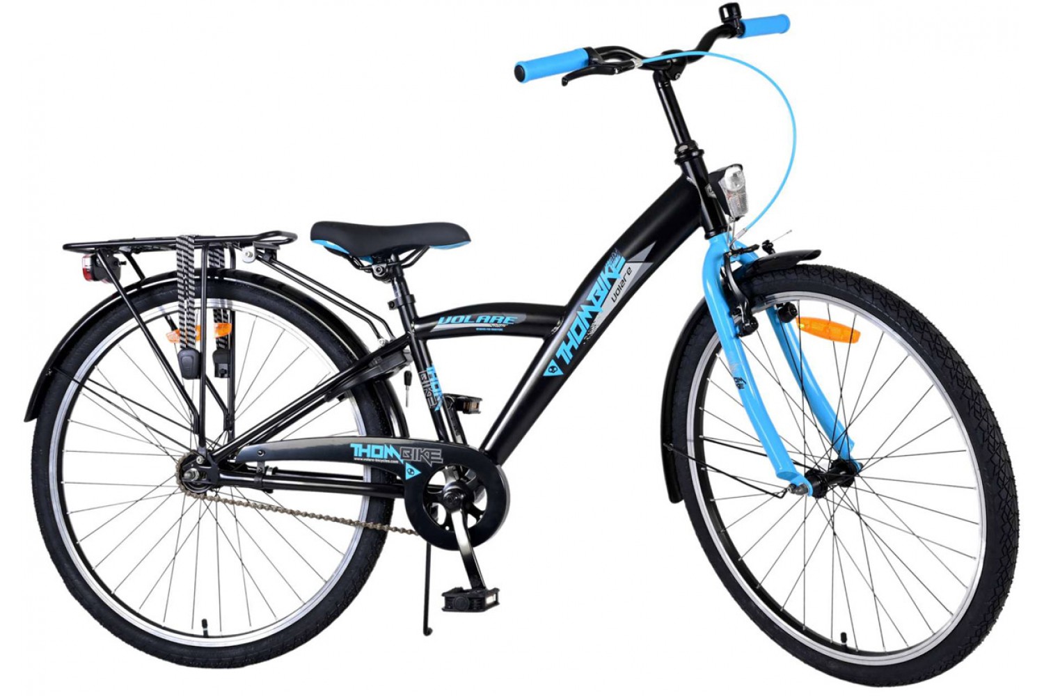 Volare Thombike Kinderfahrrad 26 Zoll Jungen Schwarz Blau