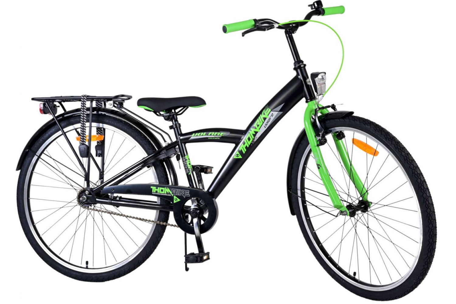 Volare Thombike Kinderfahrrad 26 Zoll Jungen Schwarz Grün