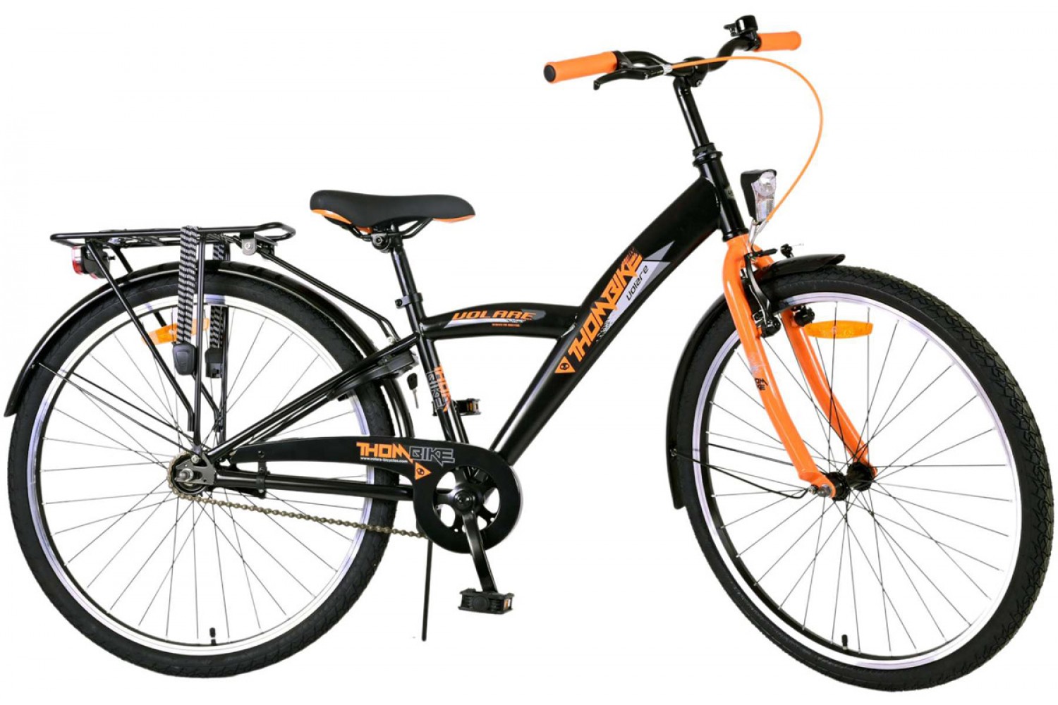 Volare Thombike Kinderfahrrad 26 Zoll Jungen Schwarz Orange