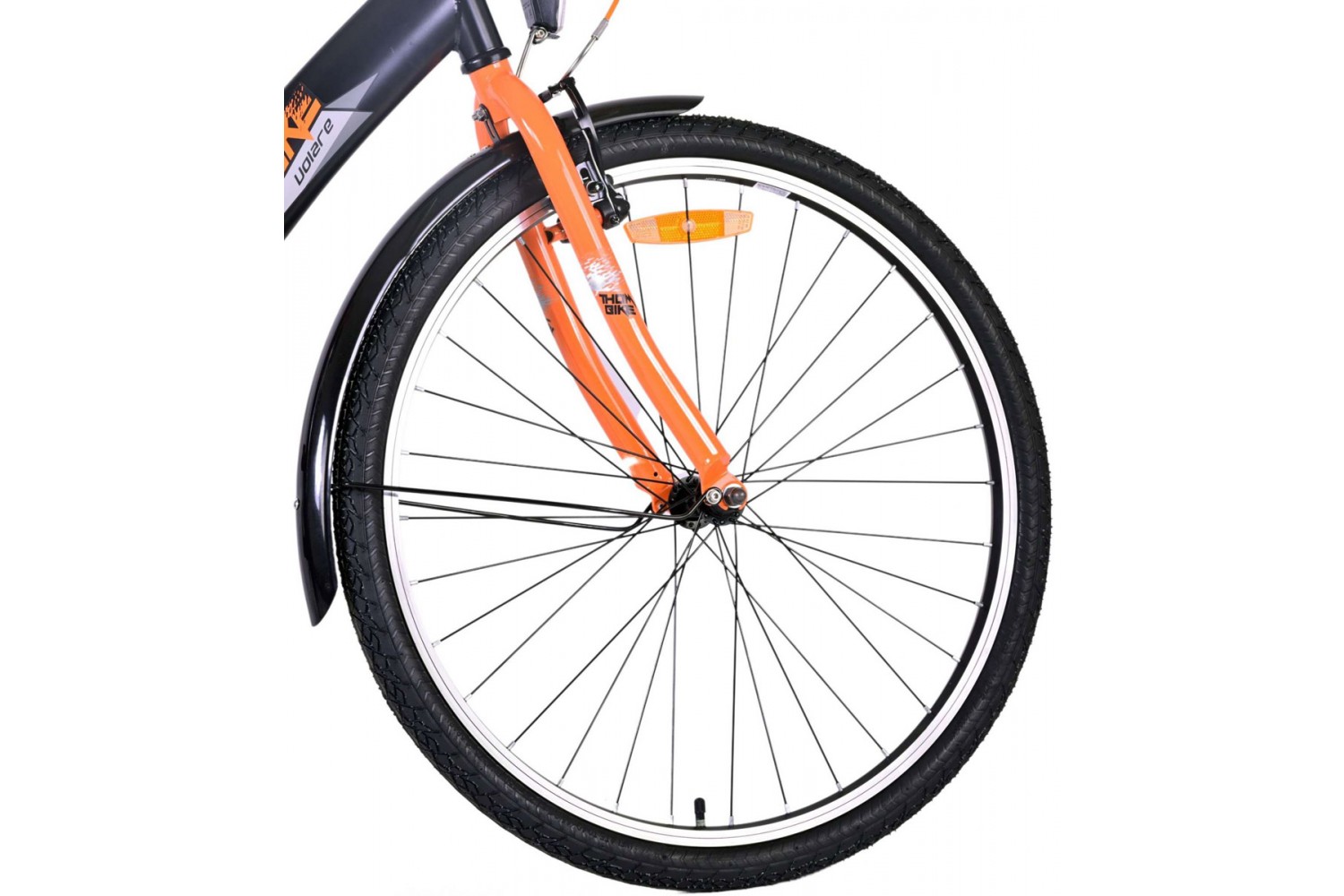 Volare Thombike Kinderfahrrad 26 Zoll Jungen Schwarz Orange