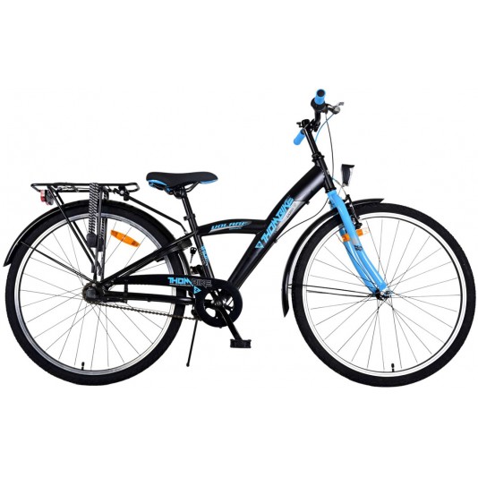 Volare Thombike Jungenfahrrad 26 Zoll Schwarz Blau 3 Gänge