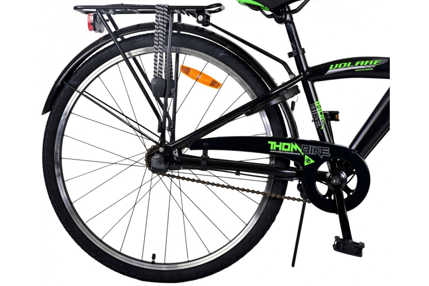 Volare Thombike 3V Jungenfahrrad 26 Zoll Schwarz Grün