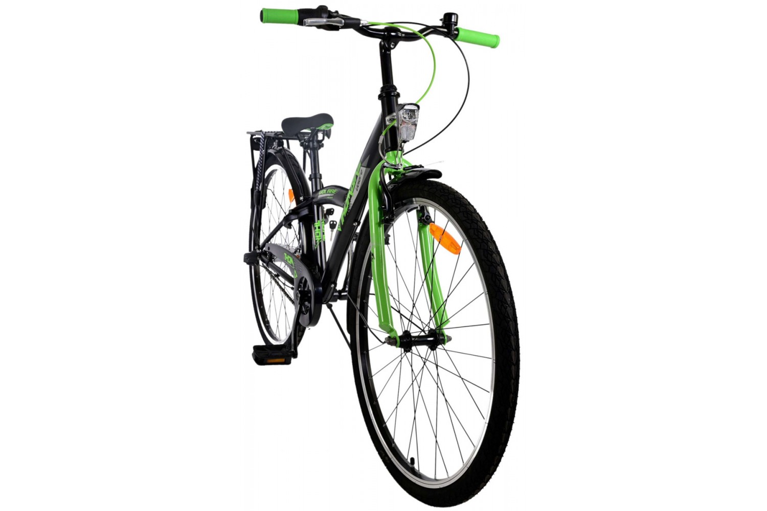 Volare Thombike 3V Jungenfahrrad 26 Zoll Schwarz Grün