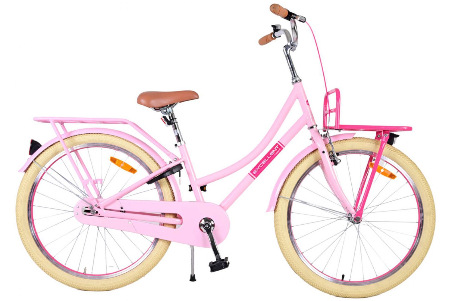 Volare Excellent Mädchenfahrrad 24 Zoll Rosa