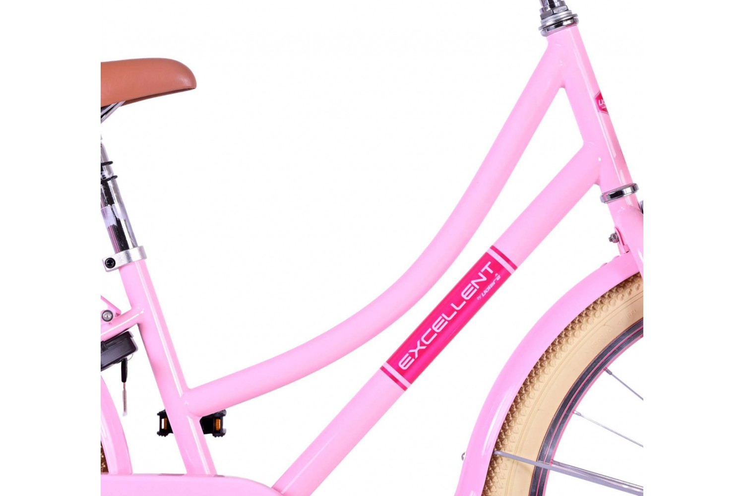 Volare Excellent Mädchenfahrrad 24 Zoll Rosa