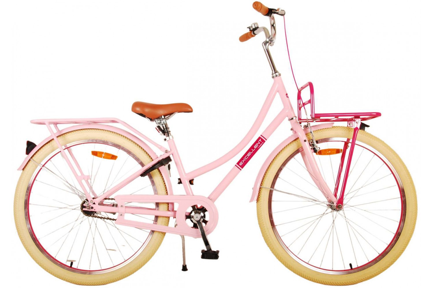 Volare Excellent Mädchenfahrrad 26 Zoll Rosa