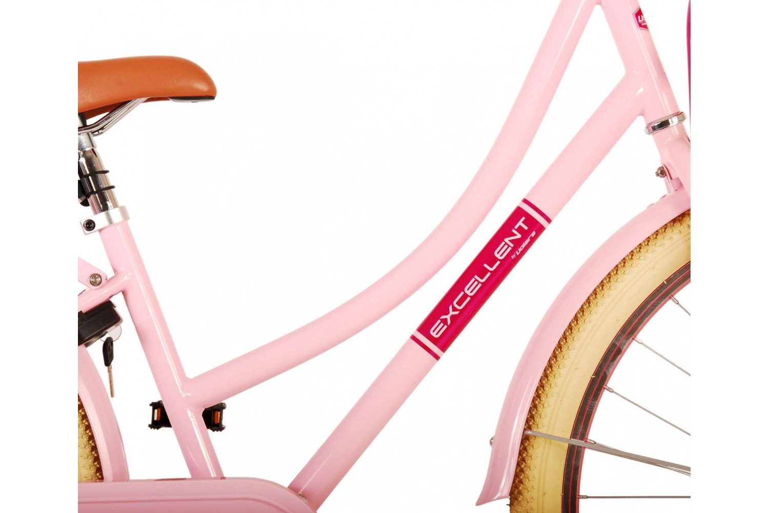 Volare Excellent Mädchenfahrrad 26 Zoll Rosa